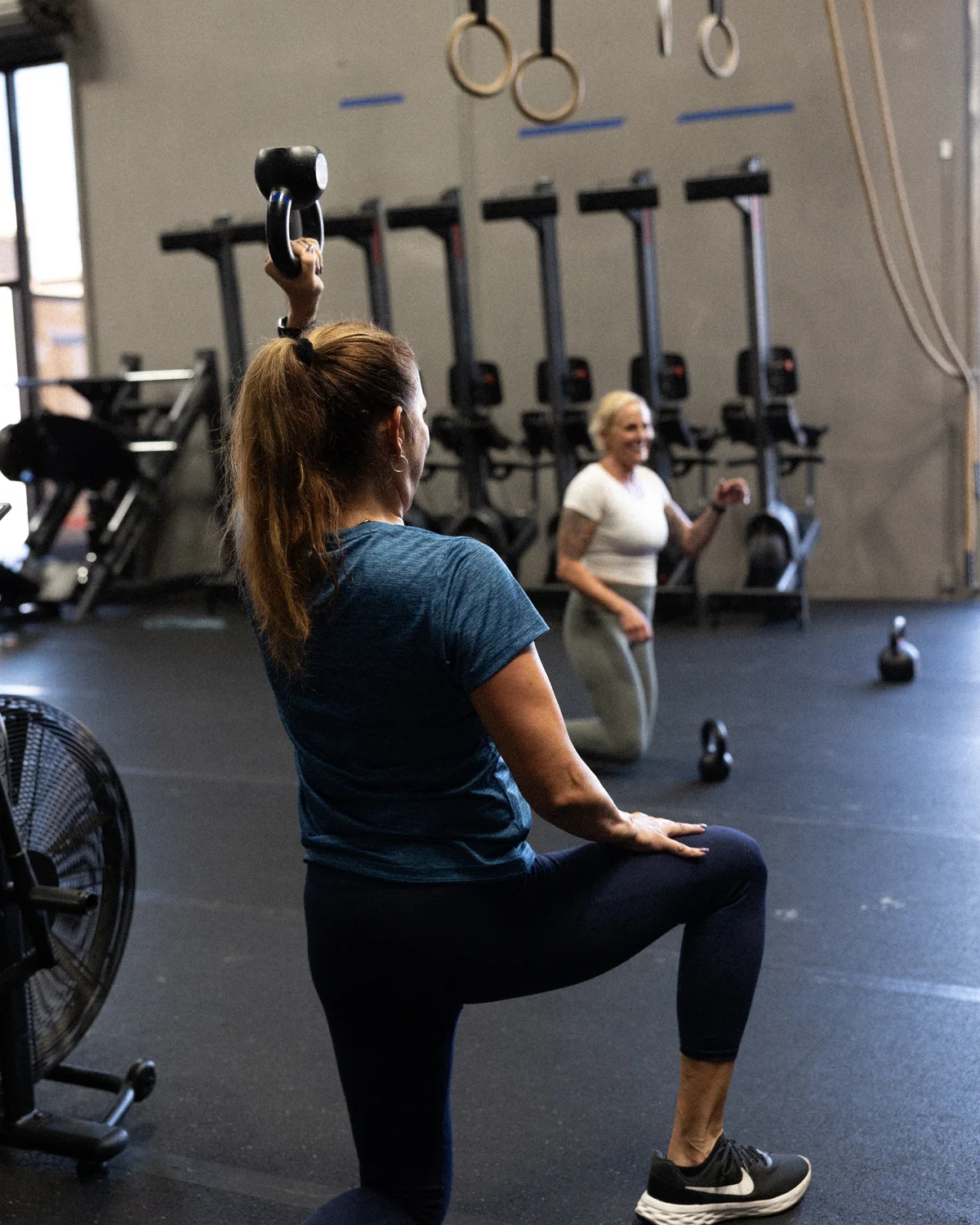 Kettlebells on the TRU FITNESS training floor